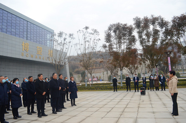 南充市委书记宋朝华率队到我院现场拉练检阅工作